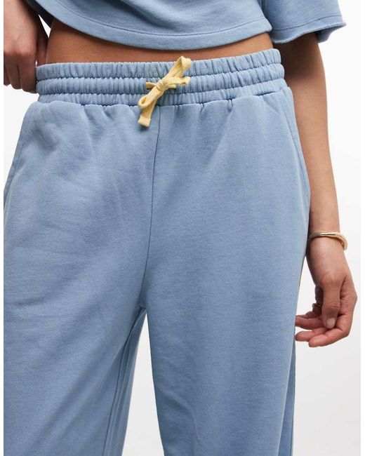 ASOS Blue Weekend Collective Co-ord Wide Leg jogger