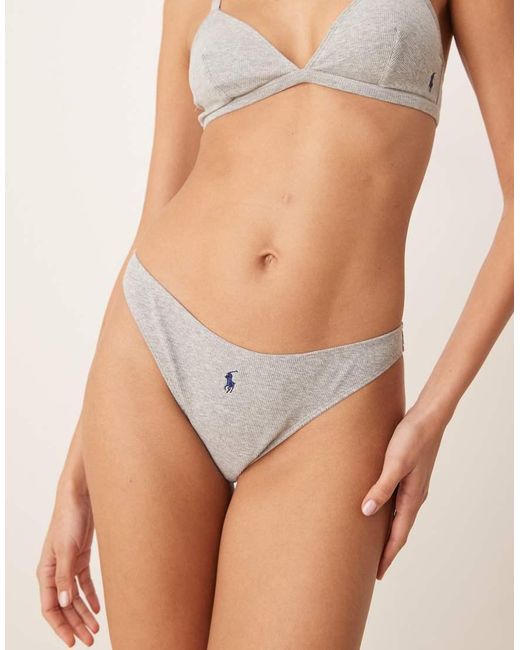 Polo Ralph Lauren Natural Rib High Leg Cheekini