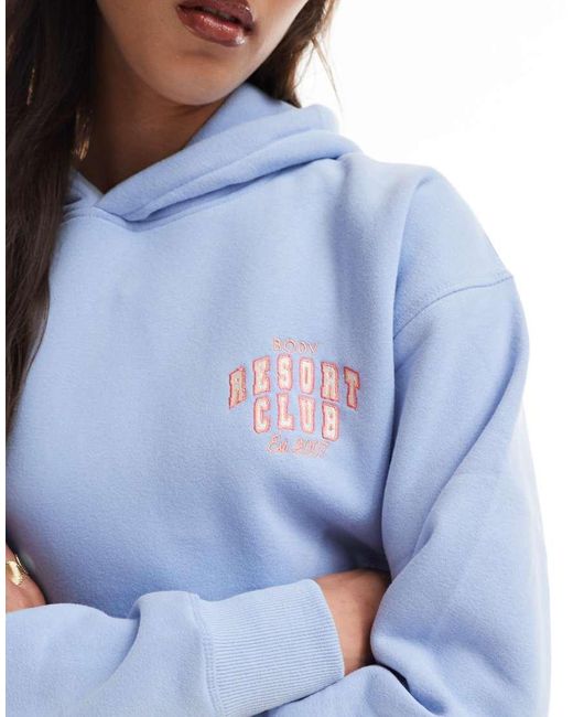 Cotton On Blue Cotton On Premium Plush Hoodie