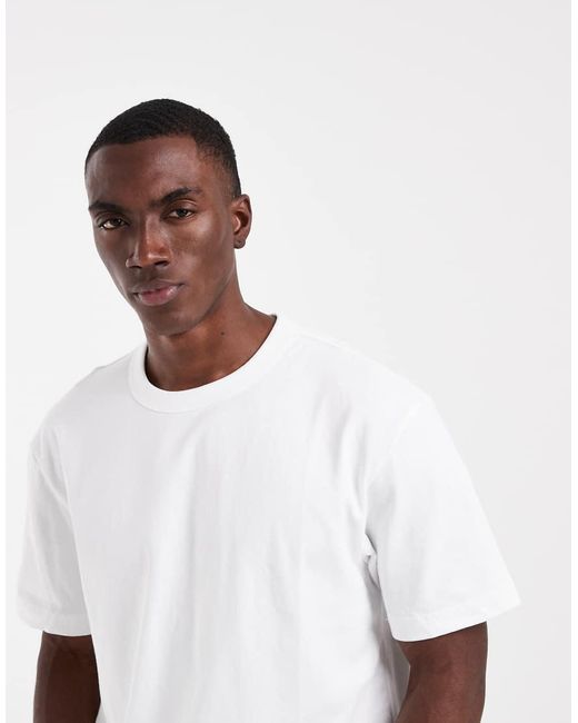 Gap White Boxy Oversized Heavy Weight T-Shirt