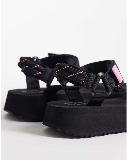 Tommy Hilfiger Blue Eva Chunky Sandals With Rope Detail