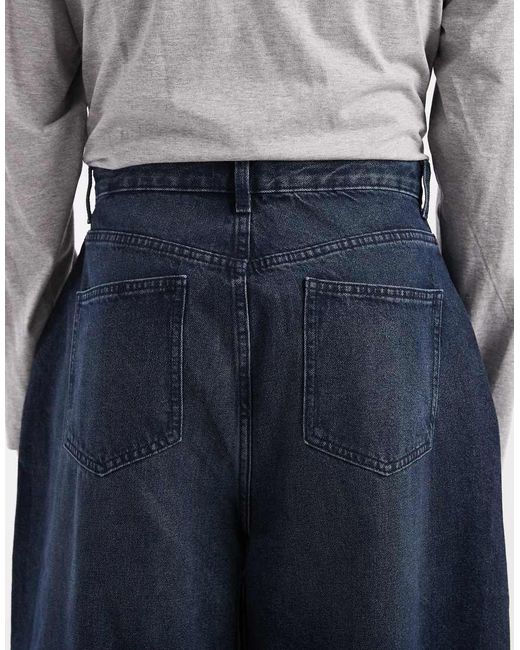 ASOS Gray Oversized baggy Jeans for men