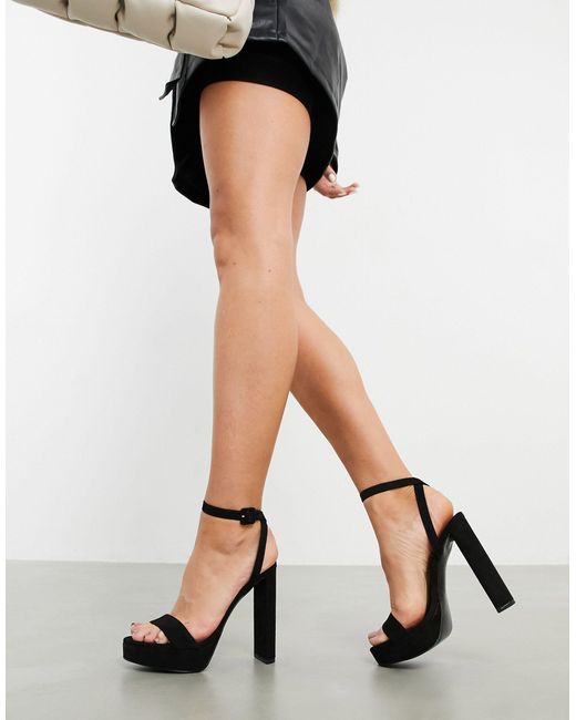 Barely there platform heeled sandals Passion | Jessyss