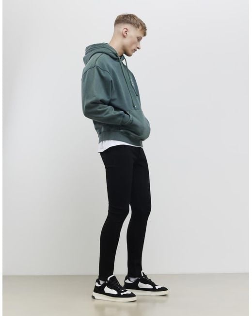 River Island Blue Super Skinny Stretch Jeans for men