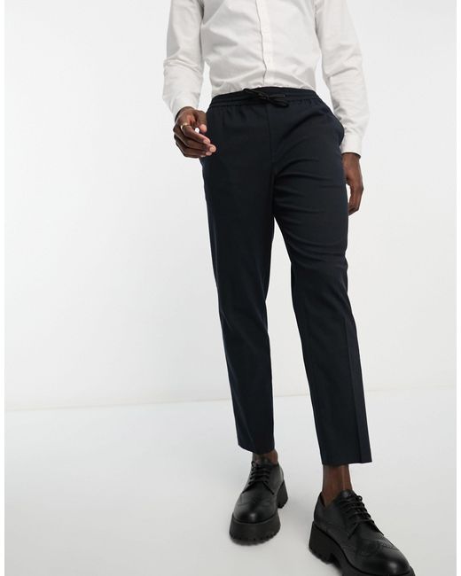 Buy Biagio Santaniello Navy Formal Trousers Online  484838  The Collective
