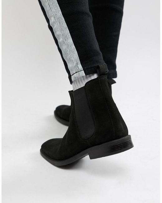 black chelsea boots dune