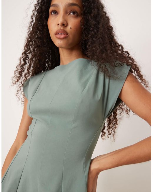 ASOS Blue – skater-minikleid