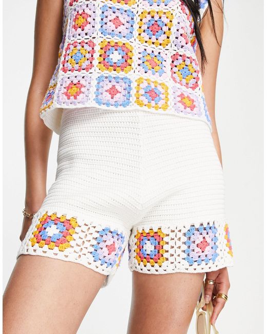 knitted short co ord