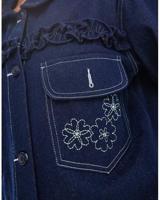 Sister Jane Blue Dream Embroidered Jacket Co-Ord