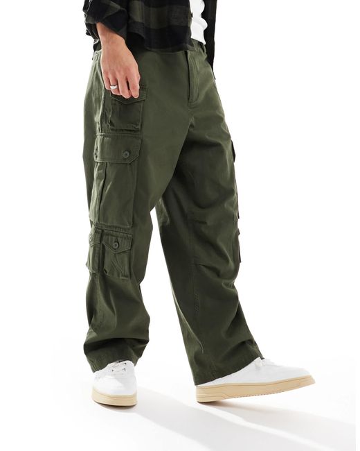 Carhartt – tracker – locker geschnittene hose in Green für Herren