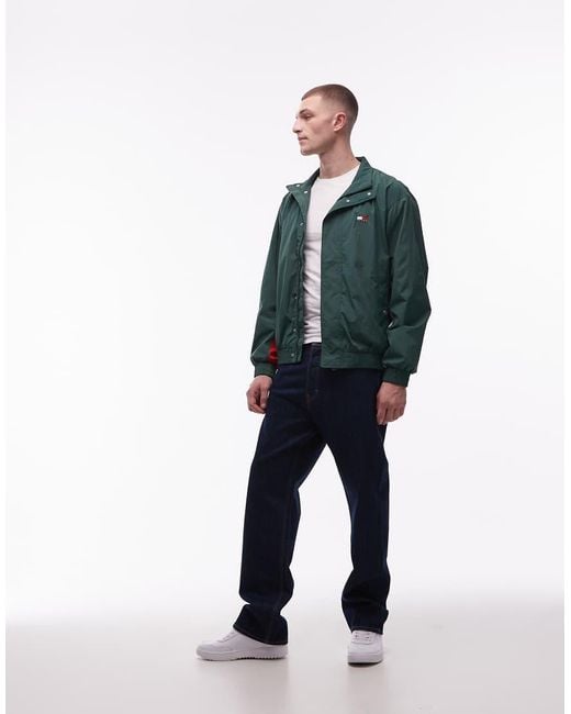 Tommy Hilfiger Green Heritage Flag Jacket for men