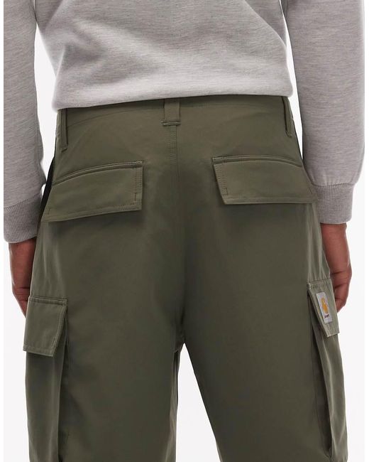 Carhartt Gray Kade Cargo Shorts for men