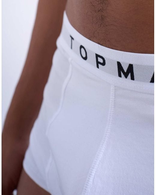 Topman White 2 Pack Trunk for men