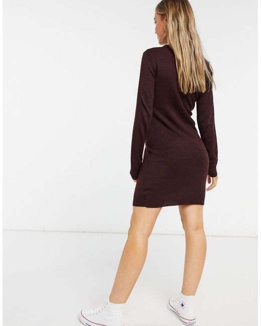crew neck jumper dress