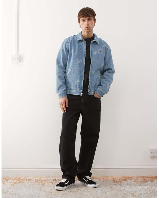 Vans Blue Pomona Denim Station Jacket for men