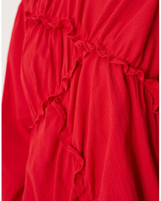 Vestito Corto di Ghospell in Red