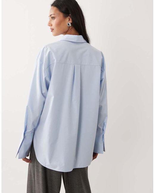 Camicia Classica di Mango in Blue