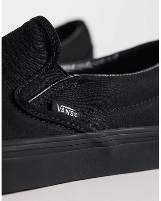 Vans Black Slip-On Trainers for men