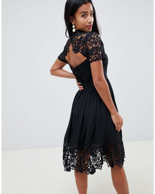 chi chi london lace skater dress