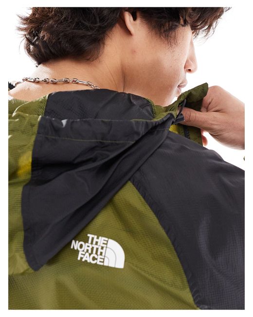 Himalia - giacca a vento ripiegabile oliva di The North Face in Green da Uomo