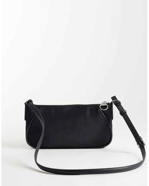 Lacoste Black Adjustable Shoulder Bag