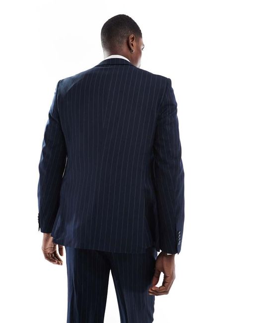 French Connection Blue French Connection Formal Suit Jacket Co-ord for men