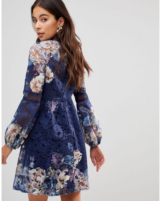 bell sleeve smock dress