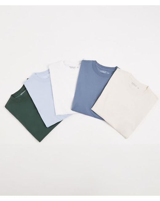 Abercrombie & Fitch Blue 5 Pack T-shirts for men