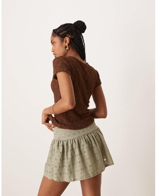 ASOS Brown – miniskort