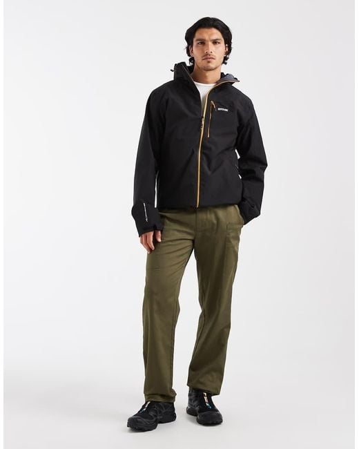 Regatta Black Waterproof Breathable Birchdale Ii Hooded Jacket for men