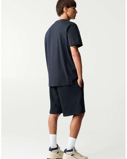 Set Basic Con T-Shirt E Bermuda di Pull&Bear in Blue da Uomo