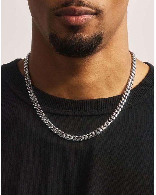 CERNUCCI Metallic 8Mm Miami Cuban Chain for men