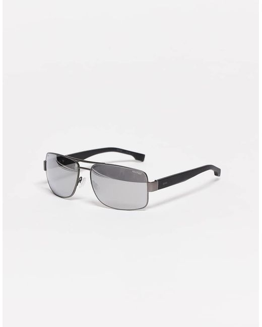 Boss Sunglasses White Boss Navigator Sunglasses for men