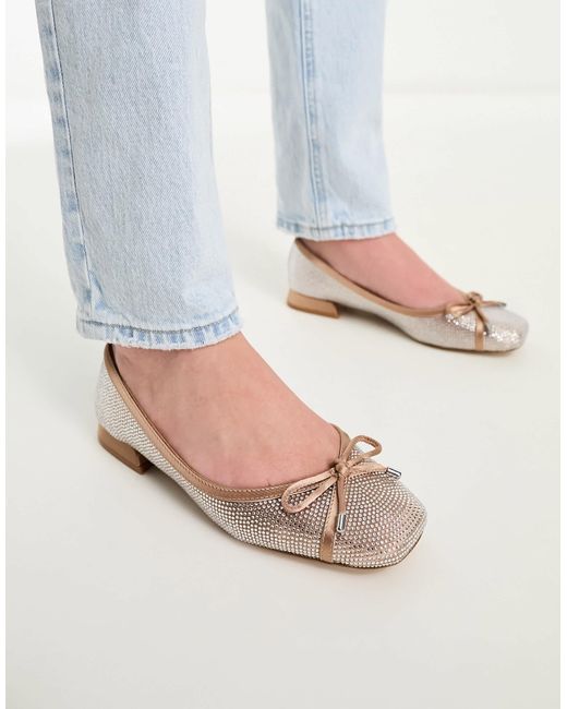 ALDO Gray – gibbsi – verzierte flache schuhe