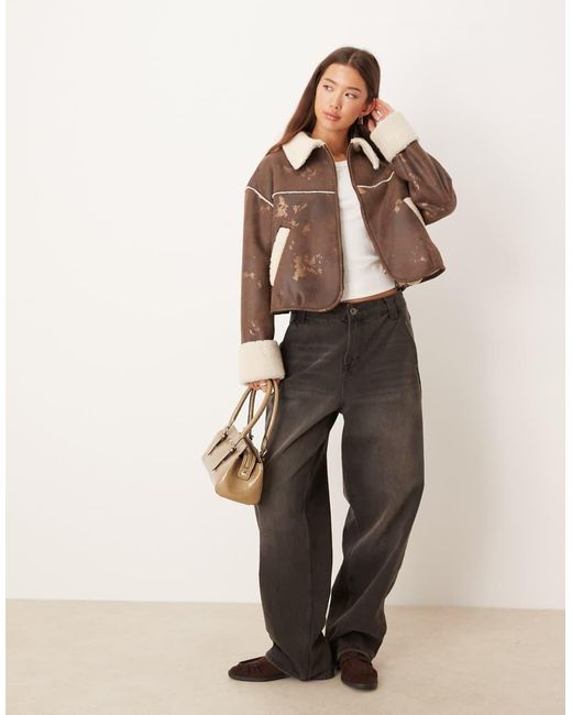 Giacca Corta di ASOS in Brown