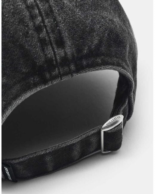 Pull&Bear Blue 'high Goals' Embroidered Cap for men