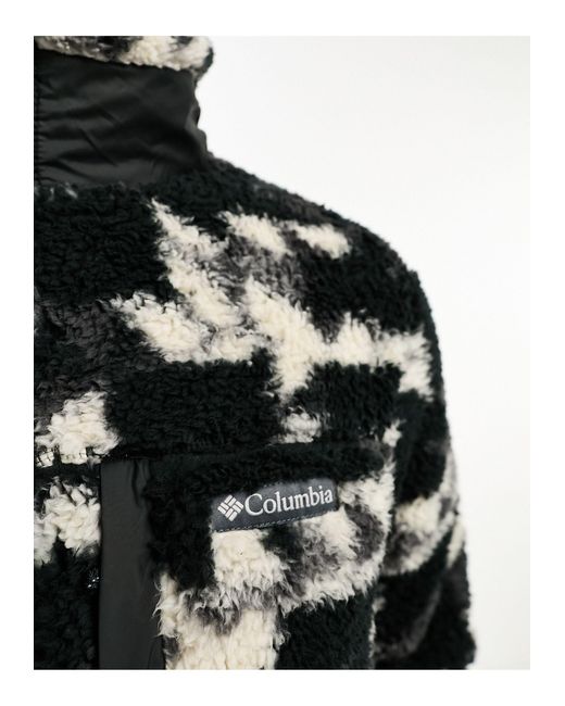 Winter pass - polaire imprimée Columbia pour homme en coloris Black