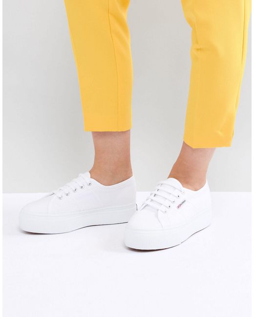 superga suede flatforms