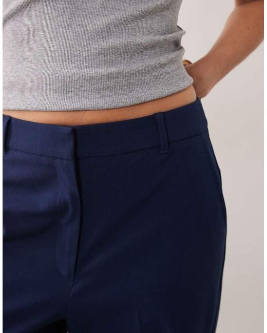 ASOS Blue Tailored Slim Straight Pants