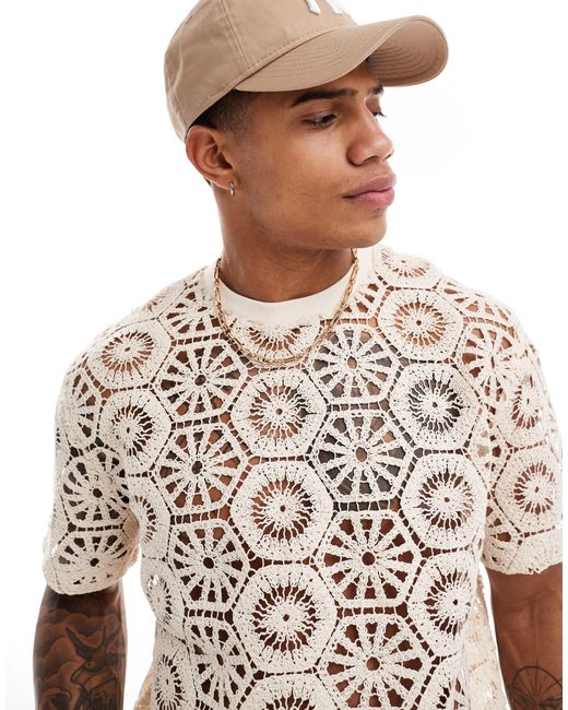 ASOS Brown Relaxed T-shirt for men