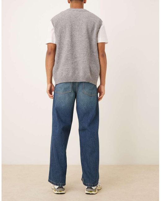 ASOS Blue Loose Jeans for men