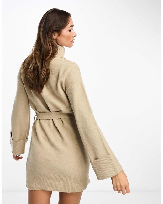 Vila White – pulloverkleid