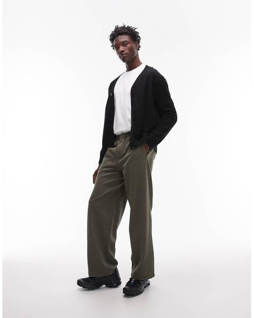 ARKET Black Textured Wool Blend Knitted Cardigan for men