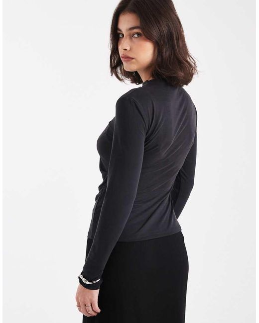 ONLY Blue Ruched Top