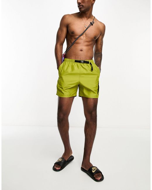 Nike Multicolor Explore Volley Cargo 5 Inch Swim Shorts for men