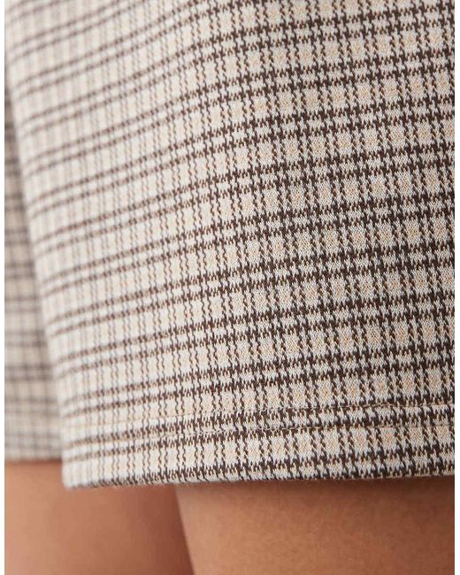 ASOS Natural Mix & Match Brushed Mini Short