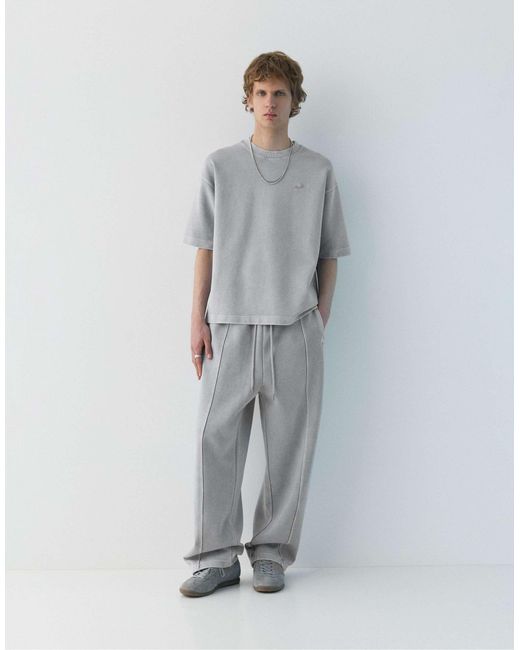 Pantalon Pull&Bear pour homme en coloris Gray