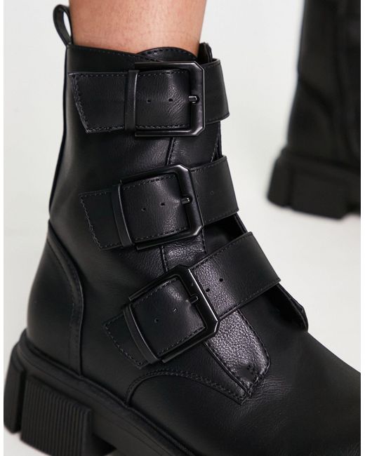 new look flat boots