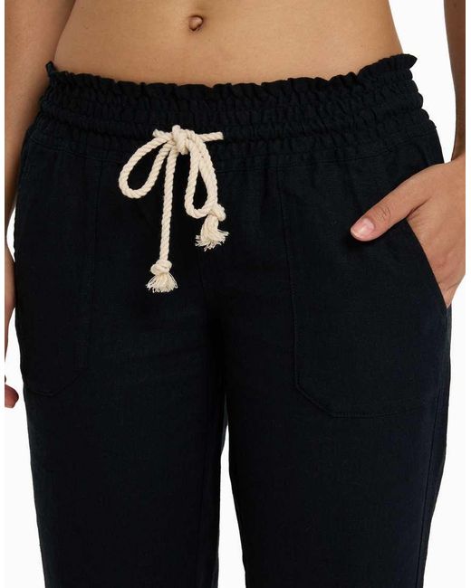 Roxy Blue Oceanside Flared Trousers