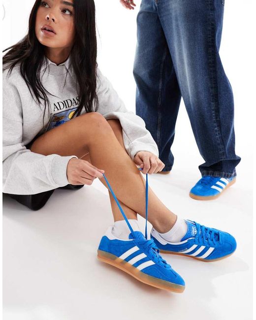 Adidas Originals Blue Gazelle Indoor for men